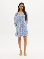 Floral Smocked Mini Dress