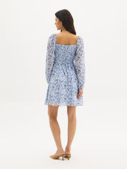 Floral Smocked Mini Dress