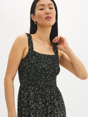 Printed Wide-Leg Jumpsuit