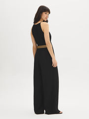 Halter Neck Wide-Leg Jumpsuit