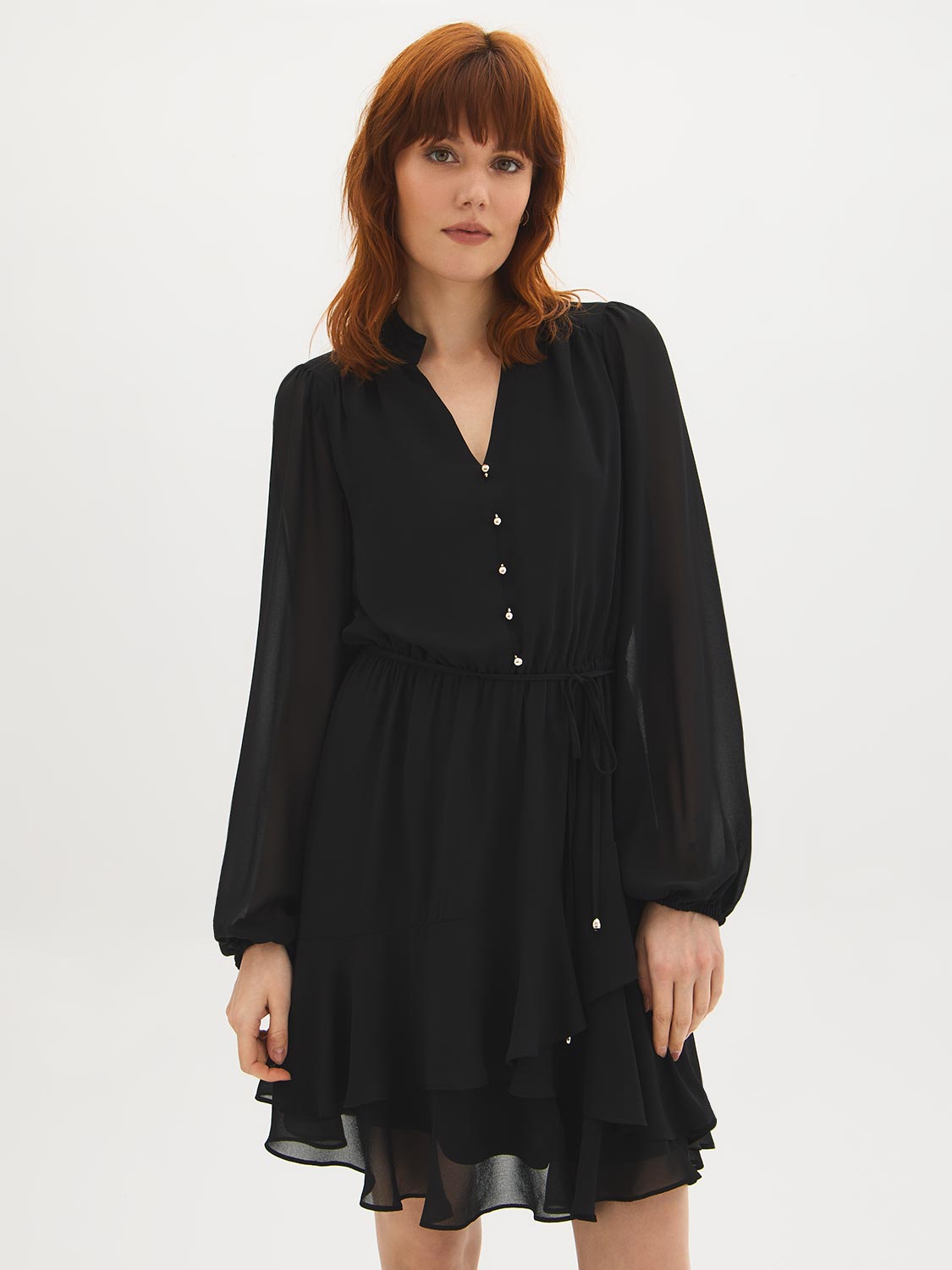 Chiffon Mini Dress