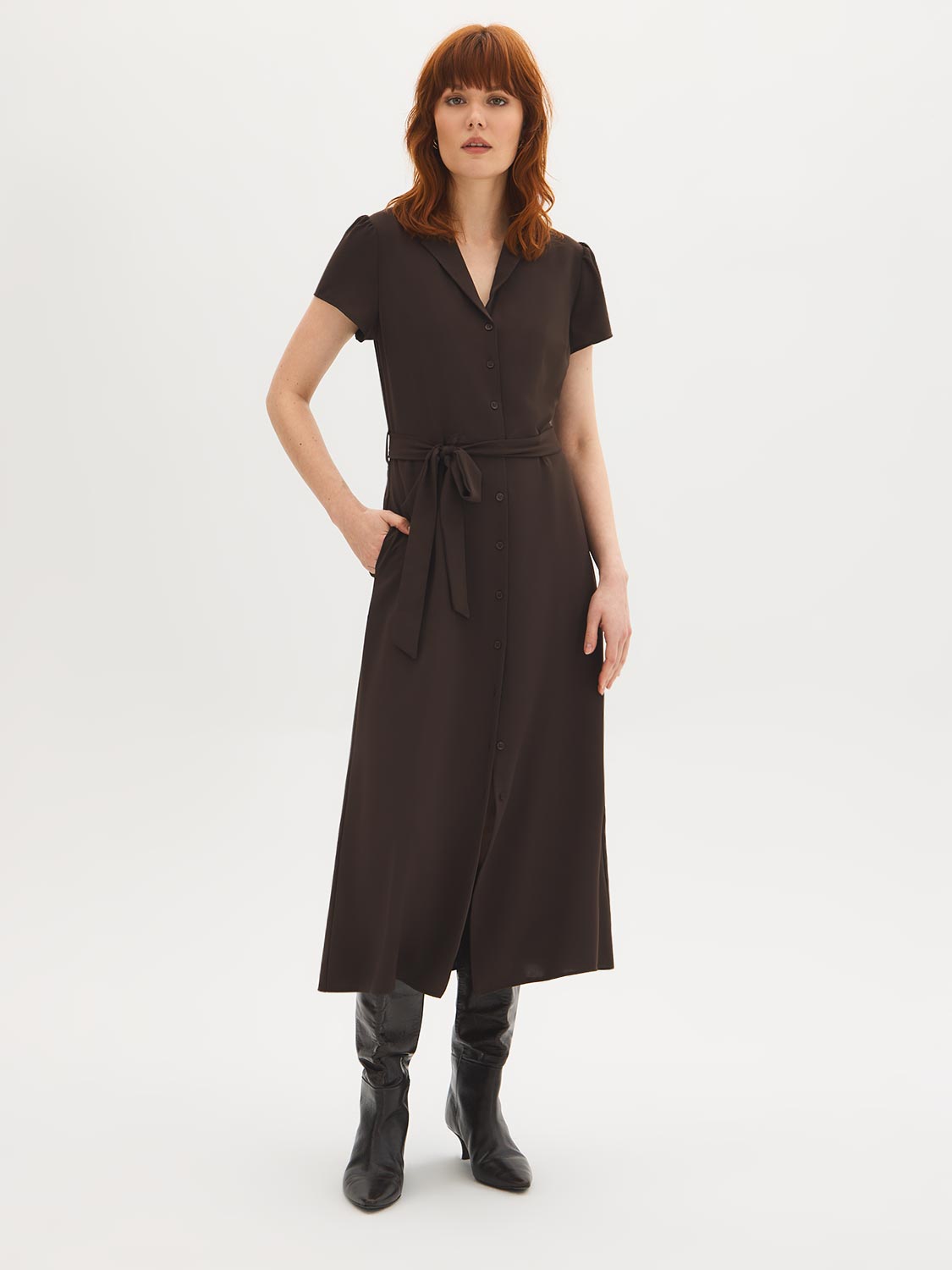 Midi Shirt Dress