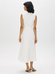 Cotton Eyelet Midi Dress