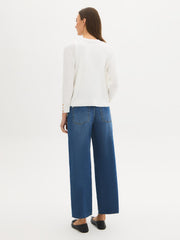 Textured Cropped Cardigan