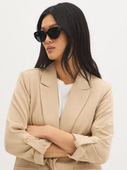 Thick Cat Eye Sunglasses