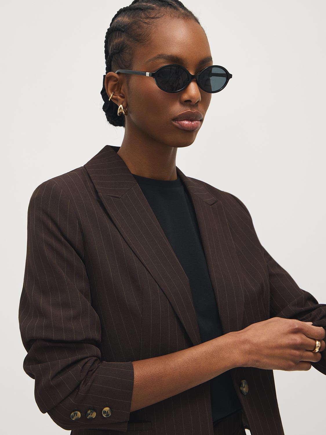 Oval Frame Sunglasses