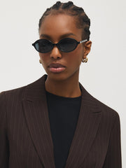 Oval Frame Sunglasses