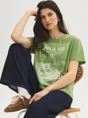 Cotton-Blend Graphic Tee