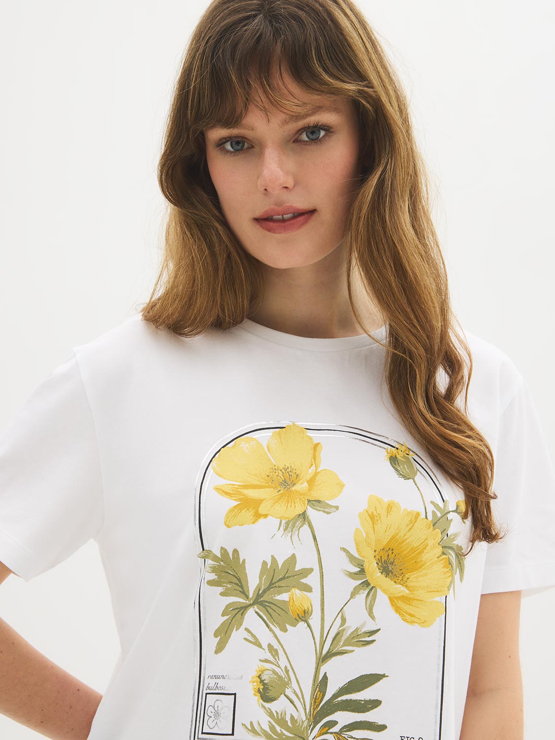 Golden Queen Cotton-Blend T-Shirt