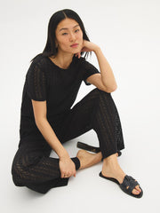 Crochet Short Sleeve Top