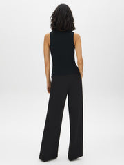 Cotton-Blend Square Neck Tank Top