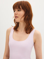 Double Layer Scoop Neck Tank Top