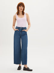 Double Layer Scoop Neck Tank Top