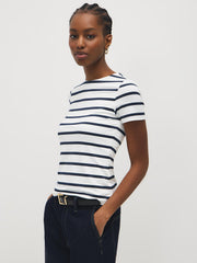 Striped Crew Neck T-Shirt