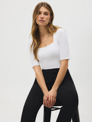 Double Layer Square Neck Top