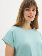 Cuffed Dolman Sleeve T-Shirt