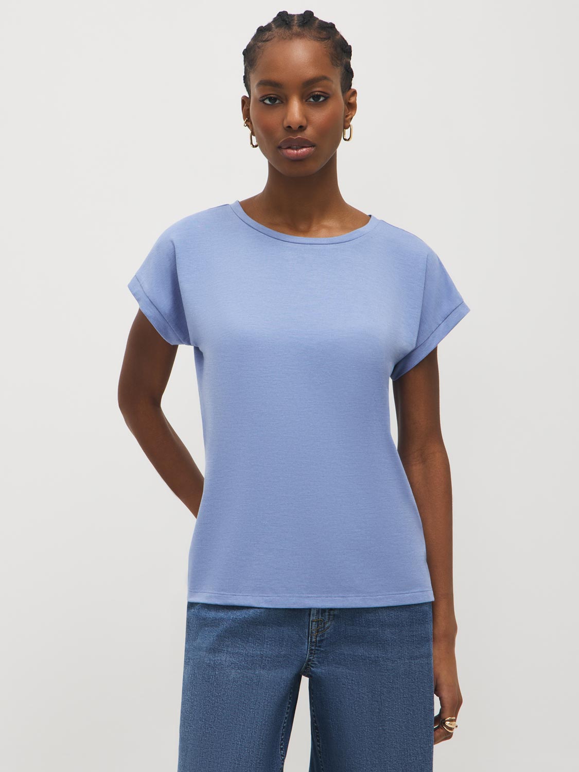 Cuffed Dolman Sleeve Top