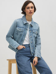 Cotton-Blend Jean Jacket