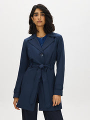 Cotton-Blend Trench Coat