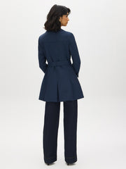 Cotton-Blend Trench Coat