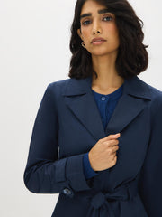 Cotton-Blend Trench Coat
