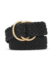 Braided Faux Leather Belt
