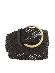 Braided Faux Leather Belt