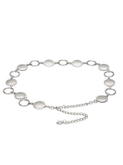 Silver Metal Chain Belt
