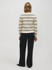 Striped Whipstitch Sweater