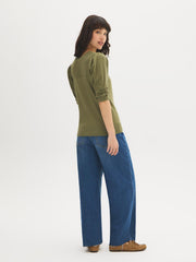 Mesh Short Sleeve Sweater