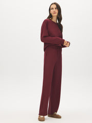 Cloud Fleece Wide-Leg Pants