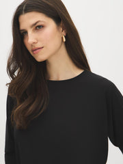 Dolman Sleeve Mesh Top