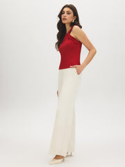 Twist Neck Sleeveless Top
