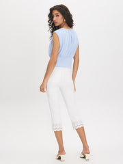 Sleeveless Mesh Bubble Top