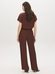 Pull-On Wide Leg Pants