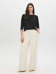 High-Rise Wide-Leg Trousers