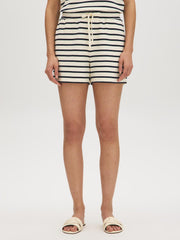 Striped French Terry Shorts