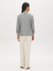 Cuffed Sleeve Blazer