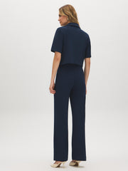 Short Sleeve Cropped Blazer