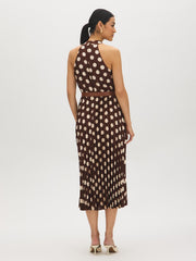 Polka Dot Halter Dress