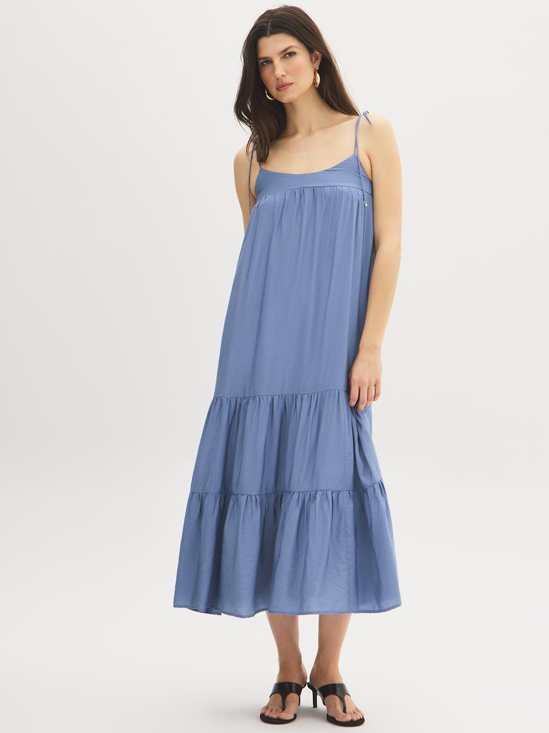 Tiered Midi Dress