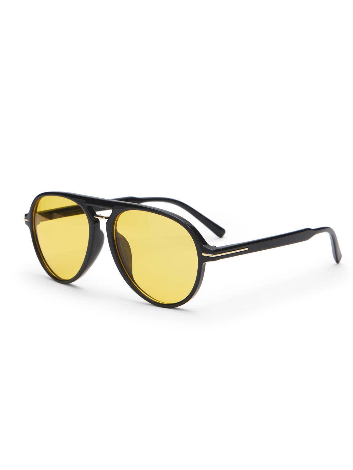 Oversized Frame Sunglasses with Tinted Lenses