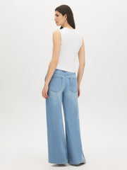 Cotton-Blend Rib Tank Top