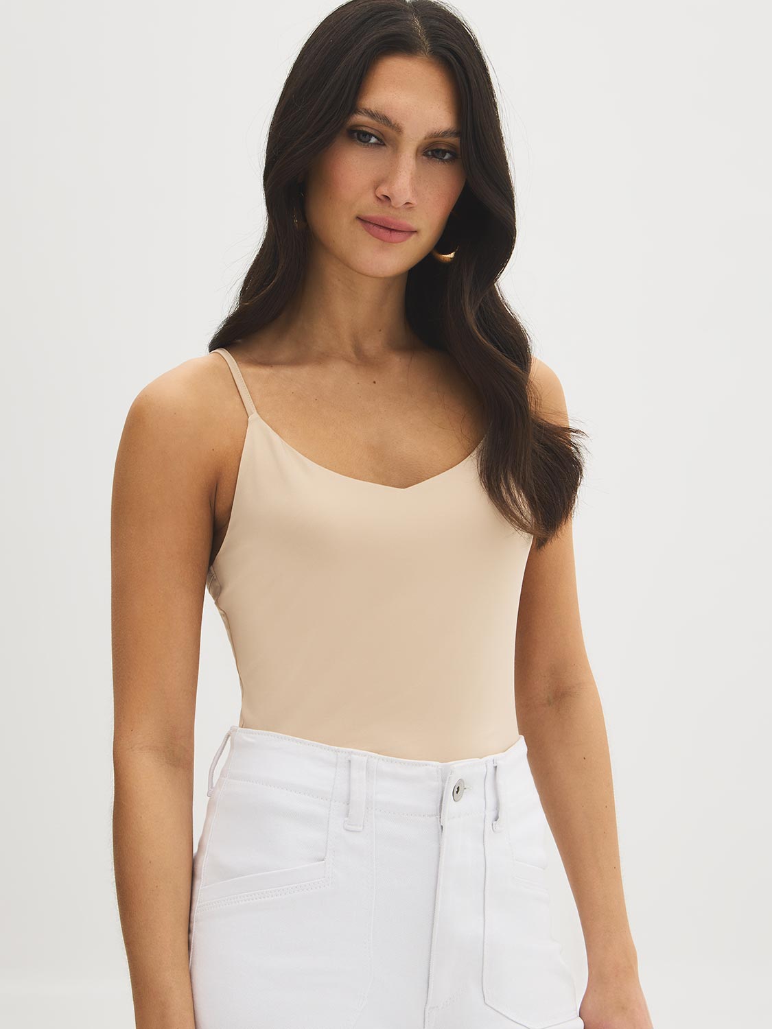 Double Layer Spaghetti Strap Cami