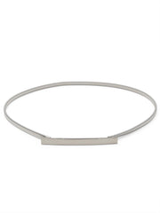 Stretch Metal Silver Belt