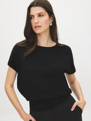 Dolman Sleeve Crew Neck Sweater