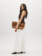 Sleeveless Halter Mock Neck Top