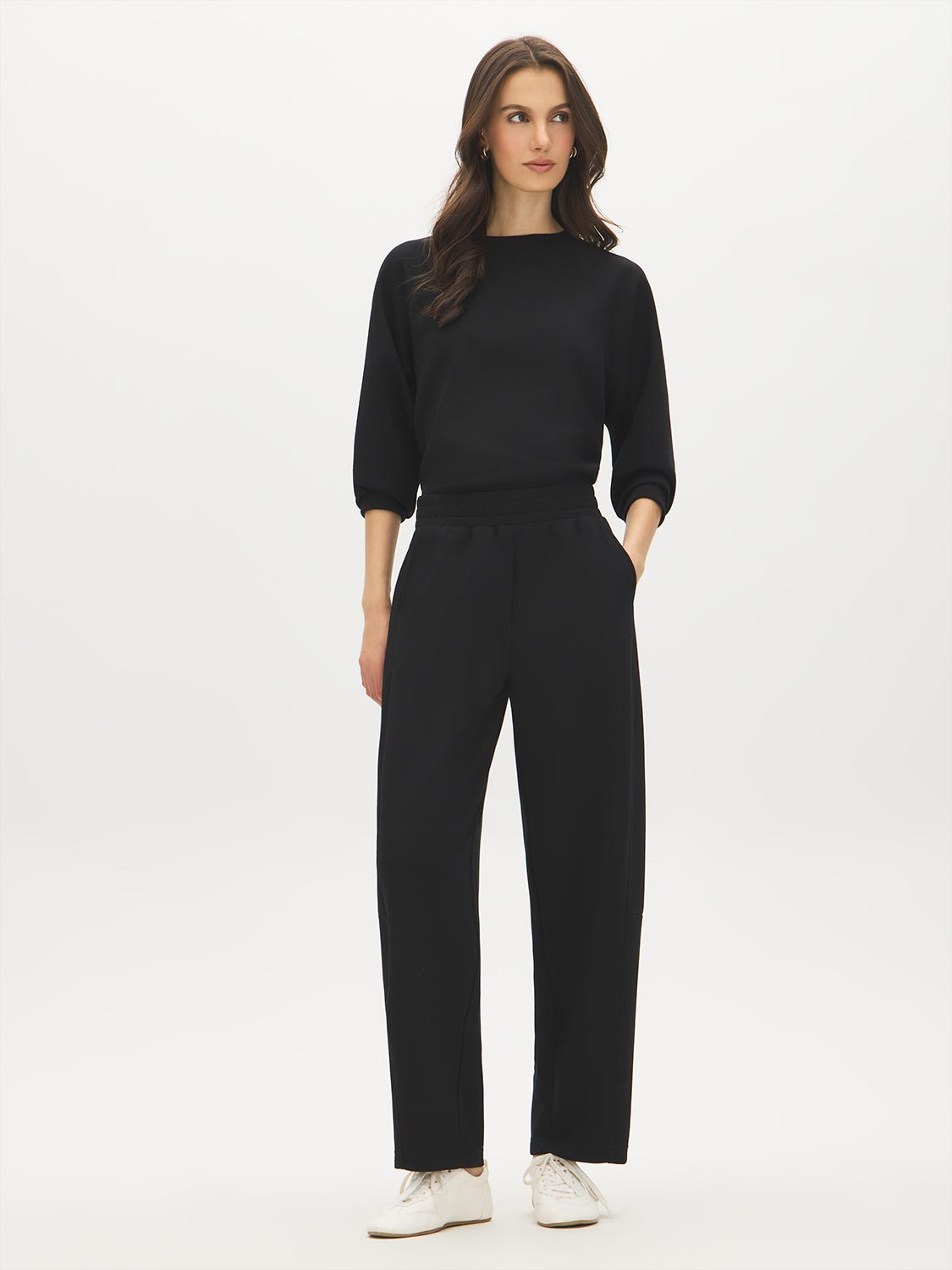 Barrel Leg Cloud Fleece Pants