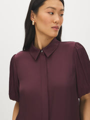 Matte Satin-Like Blouse