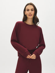 Cloud Fleece Drop Shoulder Top